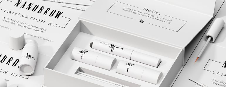 home brow lamination kit nanobrow