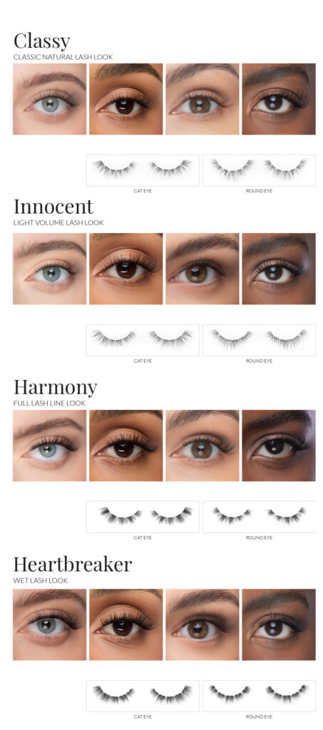 pre glued eyelashes nanolash